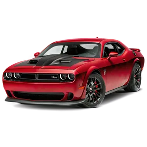 Red Hellcat Vehicle Png Nfe15 PNG Image