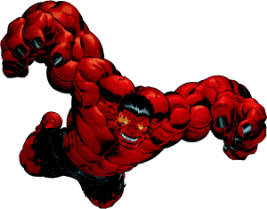 Hulk Clipart Ultimate Red - Red Hulk Comics Png, Transparent Png PNG image with transparent background