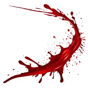 Red Ink Splatter Illustration Png Vnb46 PNG Image