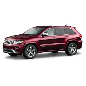 Red Jeep Grand Cherokee Picture Png Brj97 PNG Image