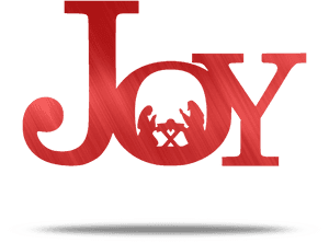 Joy Holy Manger Steel Wall Sign - Graphic Design, HD Png Download PNG image with transparent background