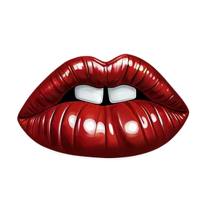 Red Kissy Lips Png 06292024 PNG Image