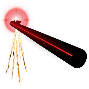 Red Laser Beam Silhouette Png Ehg PNG Image