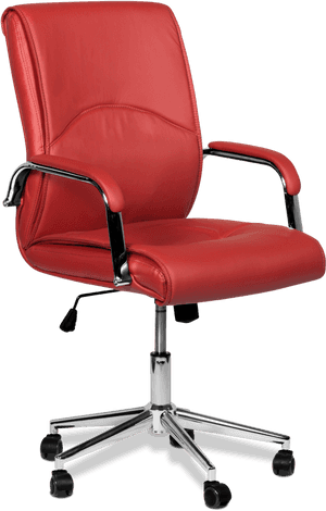 Maroon Cantilever Office Chair, HD Png Download PNG with transparent background