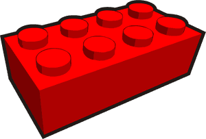 Legos Clipart Single - Lego Brick Clipart, HD Png Download PNG