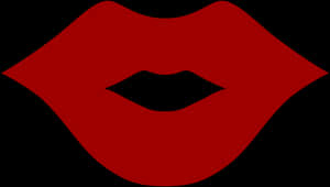 Red Lips Icon PNG image with transparent background
