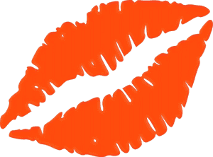 Red Kiss Lips Clipart, HD Png Download PNG