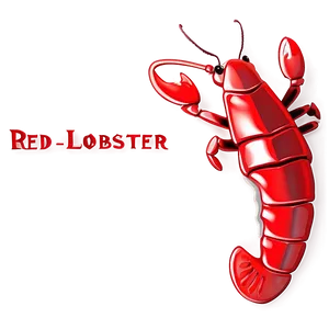 Red Lobster Graphic Design Png 06242024 PNG Image