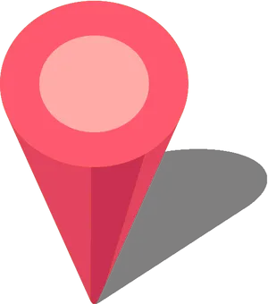 Red Location Pin Icon PNG Image