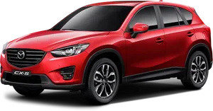 Red Mazda C X5 S U V H D PNG Image