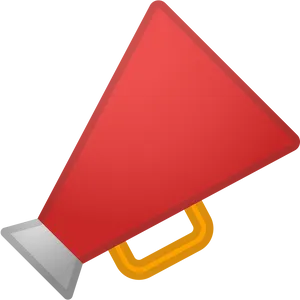 Red Megaphone Icon PNG Image