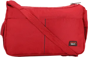 Red Messenger Bag Product Photo PNG Image