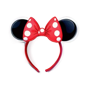 Red Minnie Mouse Ears Png Otw35 PNG Image