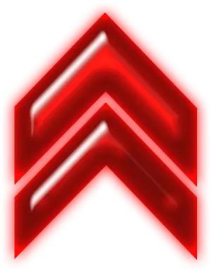 Red Neon Arrows Illumination PNG Image