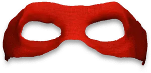 Red Ninja Mask Texture PNG Image