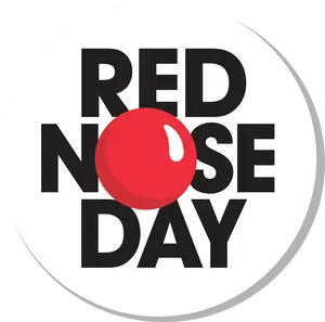 Red Nose Day Logo PNG Image