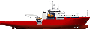 Damen Rescue Gear Ship 9316 Sideview - Ship Side View Transparent, HD Png Download PNG image with transparent background