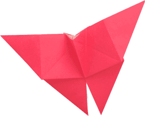 Heart, Png Origami - Origami Red Butterfly Png, Transparent Png PNG