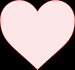 Red Outlined Heart Graphic PNG with transparent background