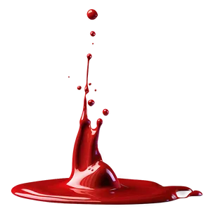 Red Paint Splash Png 06202024 PNG Image