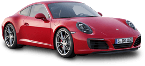 Red Porsche 911 Carrera Car Png Image, Transparent Png PNG image with transparent background