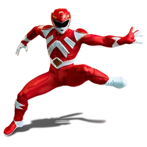 Red Power Ranger Morphing Png Iqs23 PNG Image