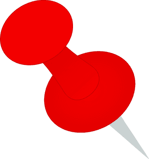 Push Pin 1 Clip Arts - Push Pin Clipart, HD Png Download PNG