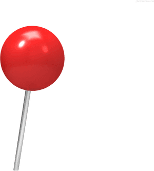 Red Push Pin , Png Download - Red Push Pin, Transparent Png PNG