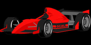 Red Racing Car Illustration.jpg PNG image with transparent background