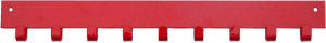 Red Rake Attachment Tool PNG image with transparent background