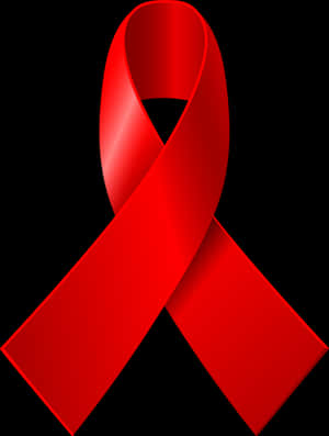 Red Ribbon Awareness Symbol PNG