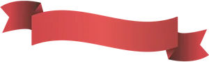 Red Ribbon Banner Graphic PNG Image