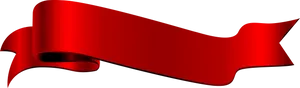 Red Ribbon Banner Graphic PNG Image