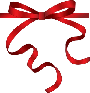 Red Ribbon Graphic PNG Image