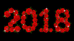 Red Rose Love Text Graphic PNG image with transparent background