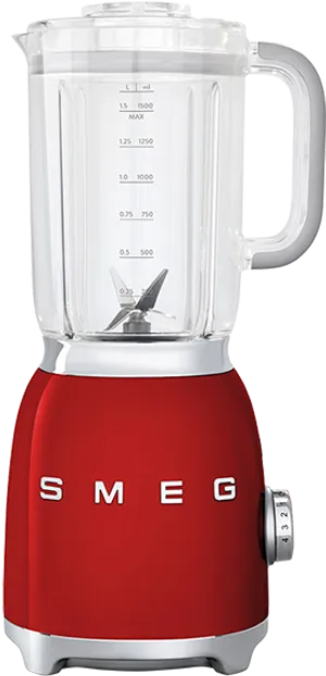 Red S M E G Blender PNG Image