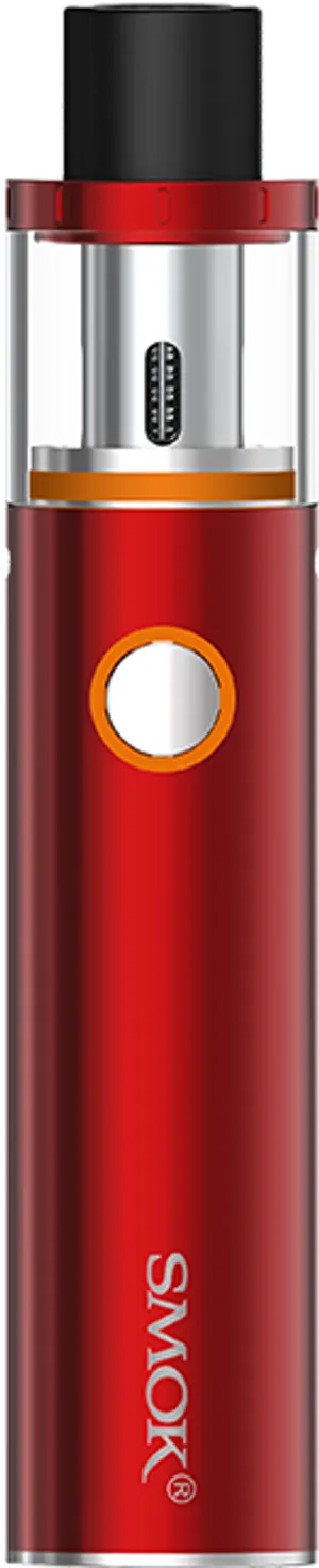 Red S M O K Vape Pen Plus PNG Image