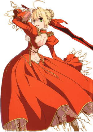 Saber Fate/extra Fate/stay Night Fate/grand Order Type-moon - Saber Fate Extra, HD Png Download PNG