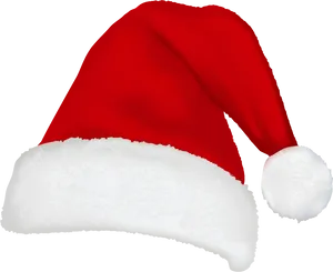 Red Santa Claus Hat Isolated PNG Image