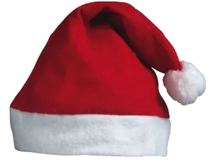 Red Santa Claus Hat Isolated PNG Image