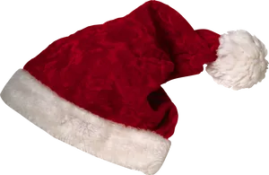 Red Santa Hat Transparent Background PNG Image