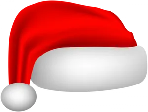 Red Santa Hat Transparent Background PNG Image