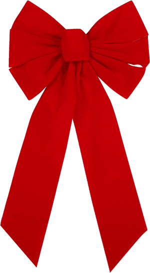 Christmas Bow Clipart X Transparent Png - Big Red Christmas Bows, Png Download PNG image with transparent background