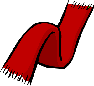 Red Scarf Graphic PNG