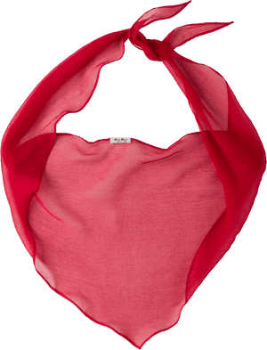 Red Scarf Knotted Transparent Background PNG