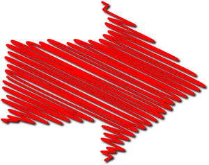 Red Scribbleon Black Background PNG Image