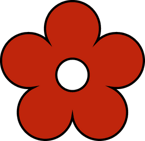 Red Flower Png Clipart - Transparent Red Flower Clipart, Png Download PNG