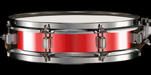 Red Snare Drum Musical Instrument PNG with transparent background