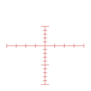 Red Sniper Scope Crosshair PNG Image