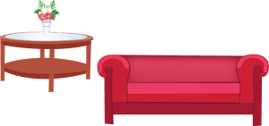 Table In The Living Room Clip Art, HD Png Download PNG image with transparent background
